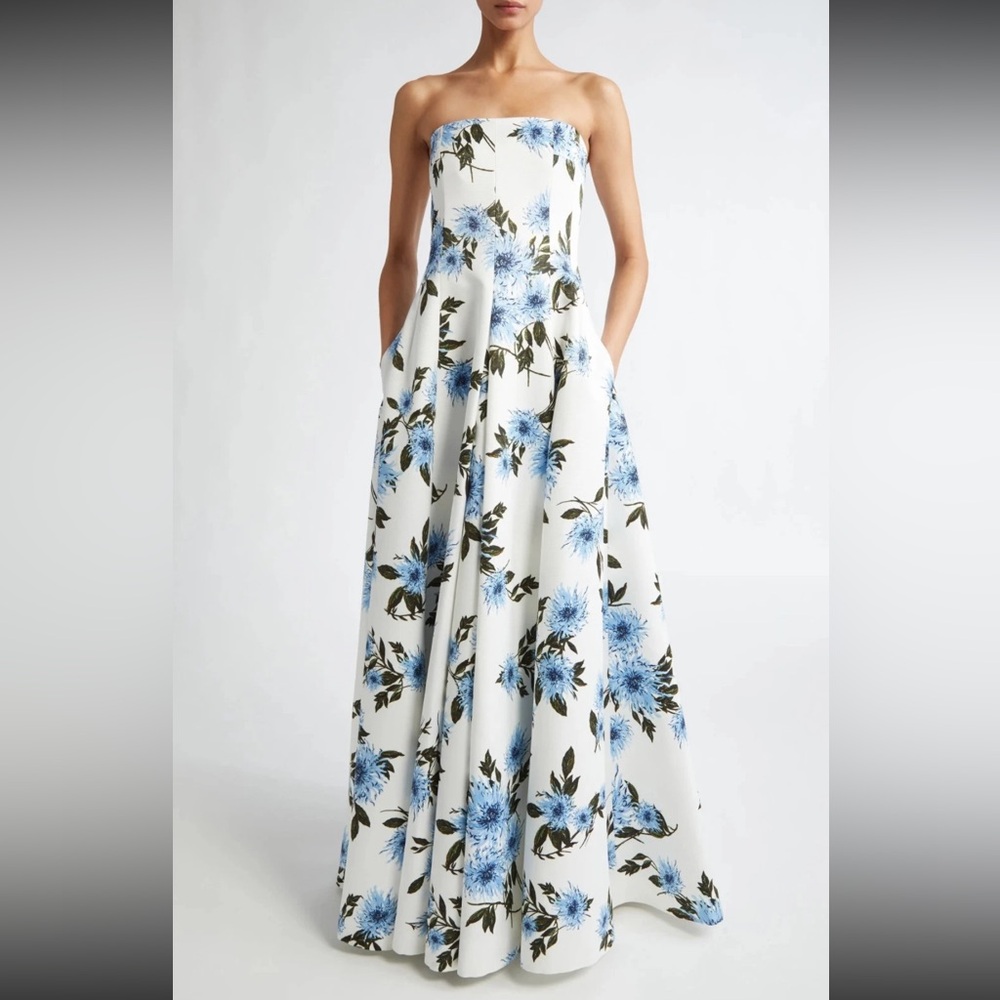 Emilia Wickstead Floral Ragna Gown UK 10 US 6